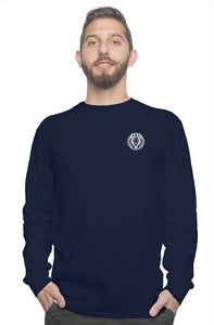 Kingsley Lane Long-Sleeve T-Shirt - Navy Blue