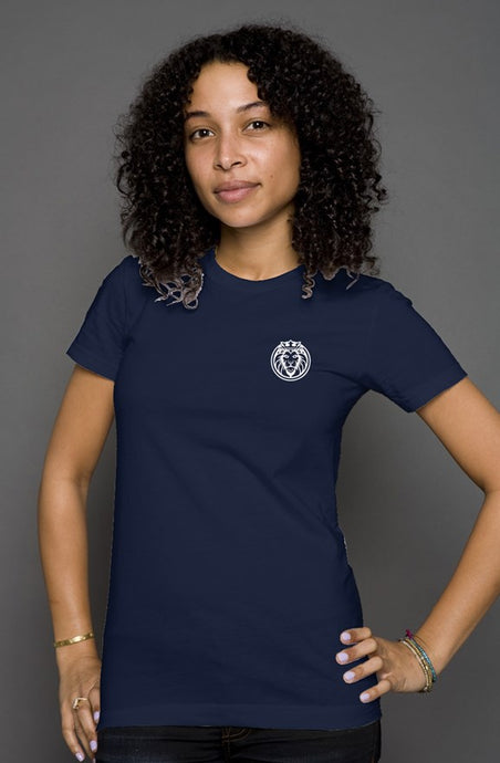 Kingsley Lane Women's Short-Sleeve T-Shirt - Navy Blue